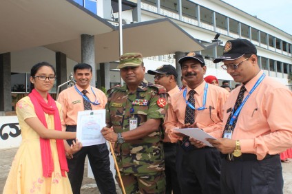 Prize achiebers in Drowing Compection